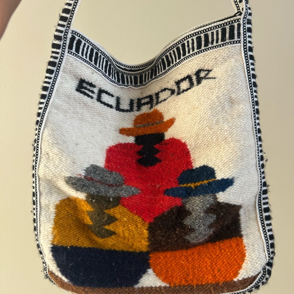 Ecuador Themed Multicolor Women Bag